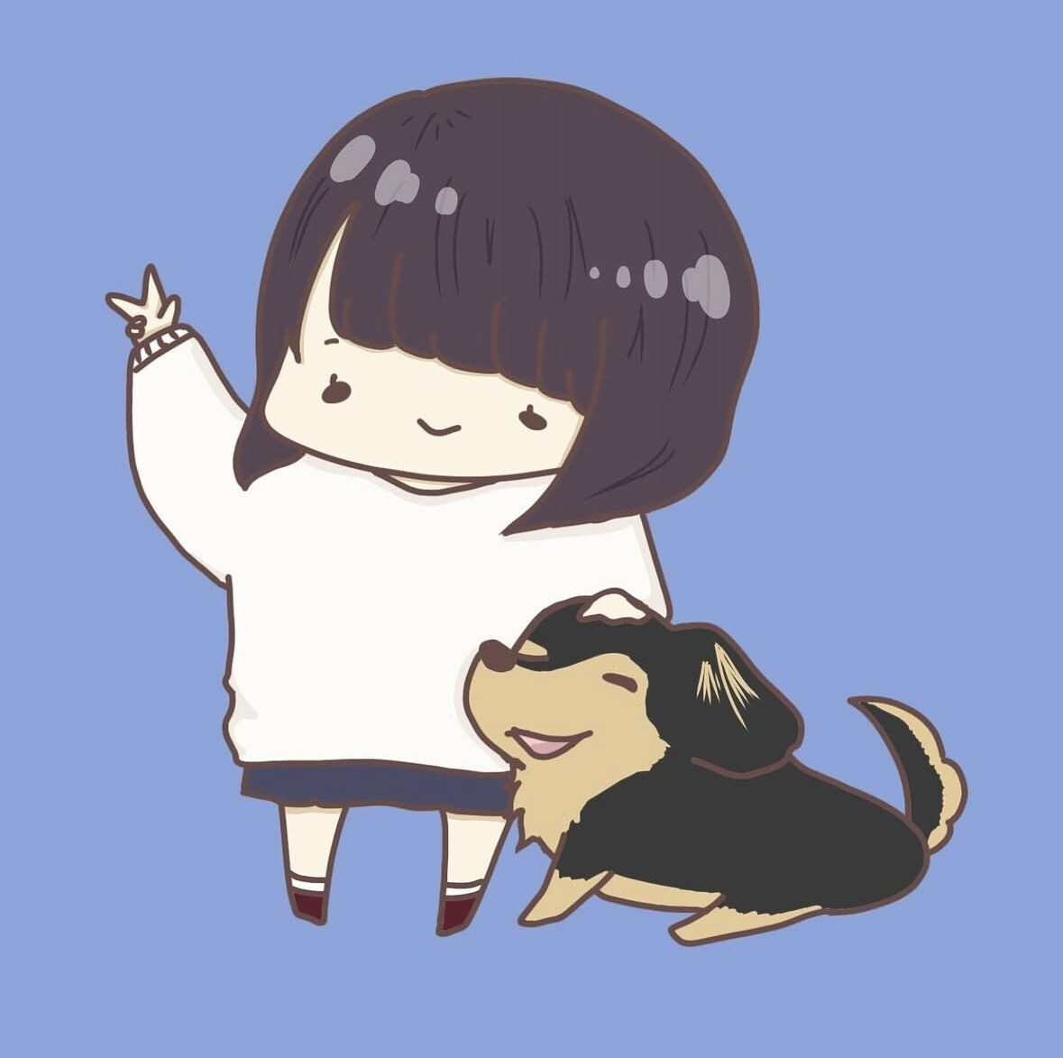 ほっこり癒されるアイコンイラスト描きます 見ると微笑むような、ゆるかわイラストはいかが？ˊᵕˋ イメージ4