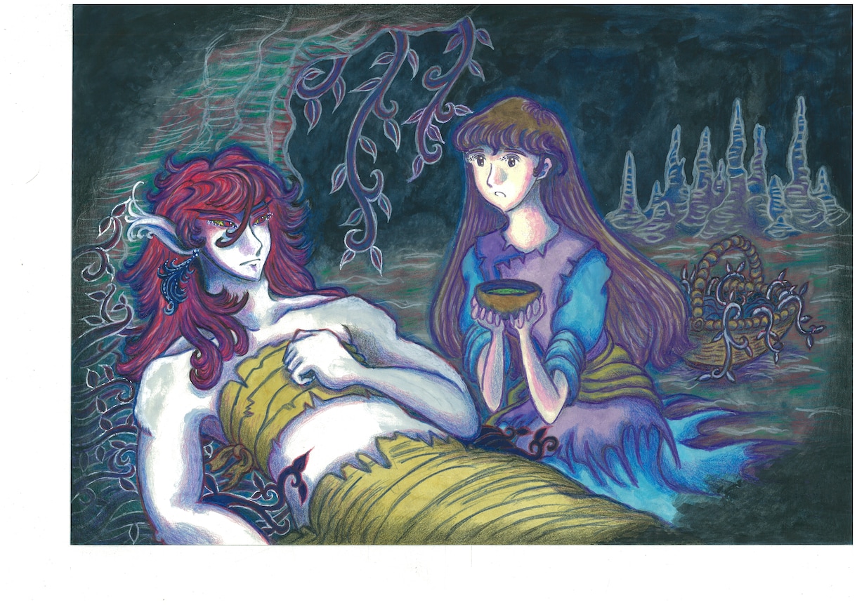 物語の世界にぐっと引き込むファンタジー挿絵描きます 臨場感満点の一枚絵はコンセプトアートや商品ジャケットにも!! イメージ4