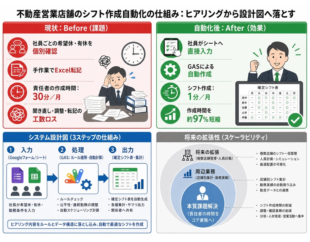 GASでスプレッドシート業務を自動化します 不動産の現場で9つの仕組みを自作／納品実績あり イメージ2