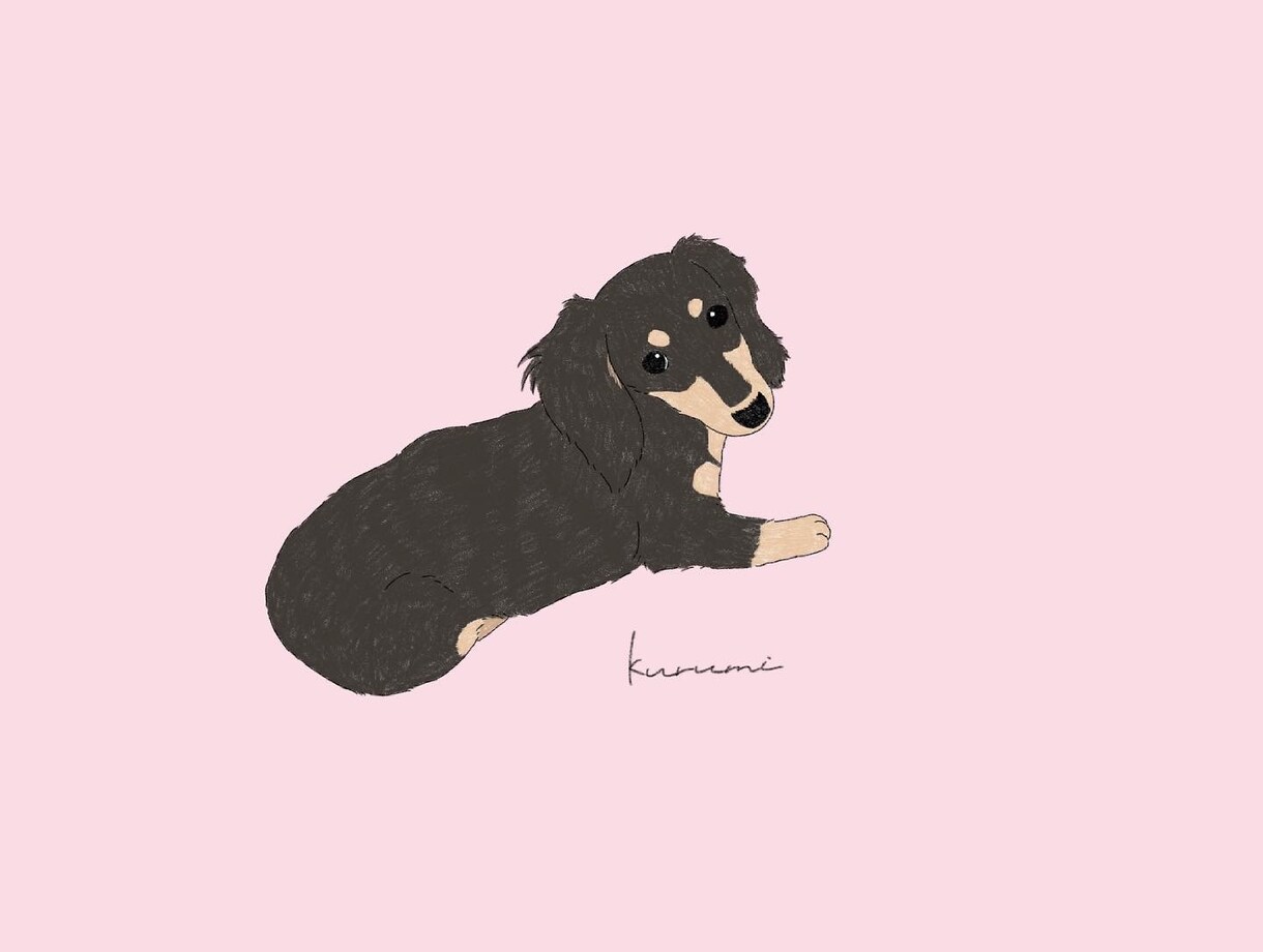 犬の似顔絵イラスト描きます あなたの愛犬のかわいい瞬間を描かせてください(o^^o) イメージ9