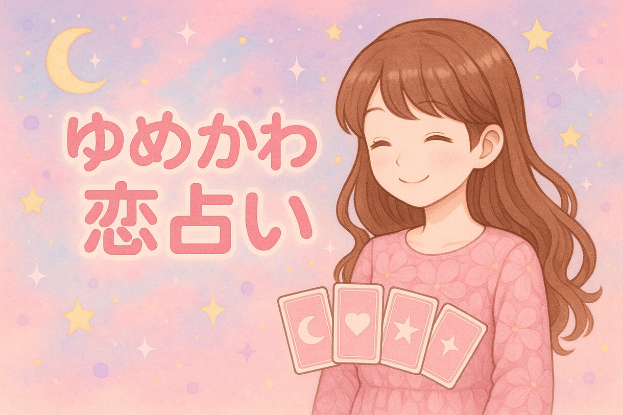 ゆめかわ恋占い♡心に響くことばを残します 四柱推命×霊視×数術をつかってそっと温かいメッセージを♡ イメージ1