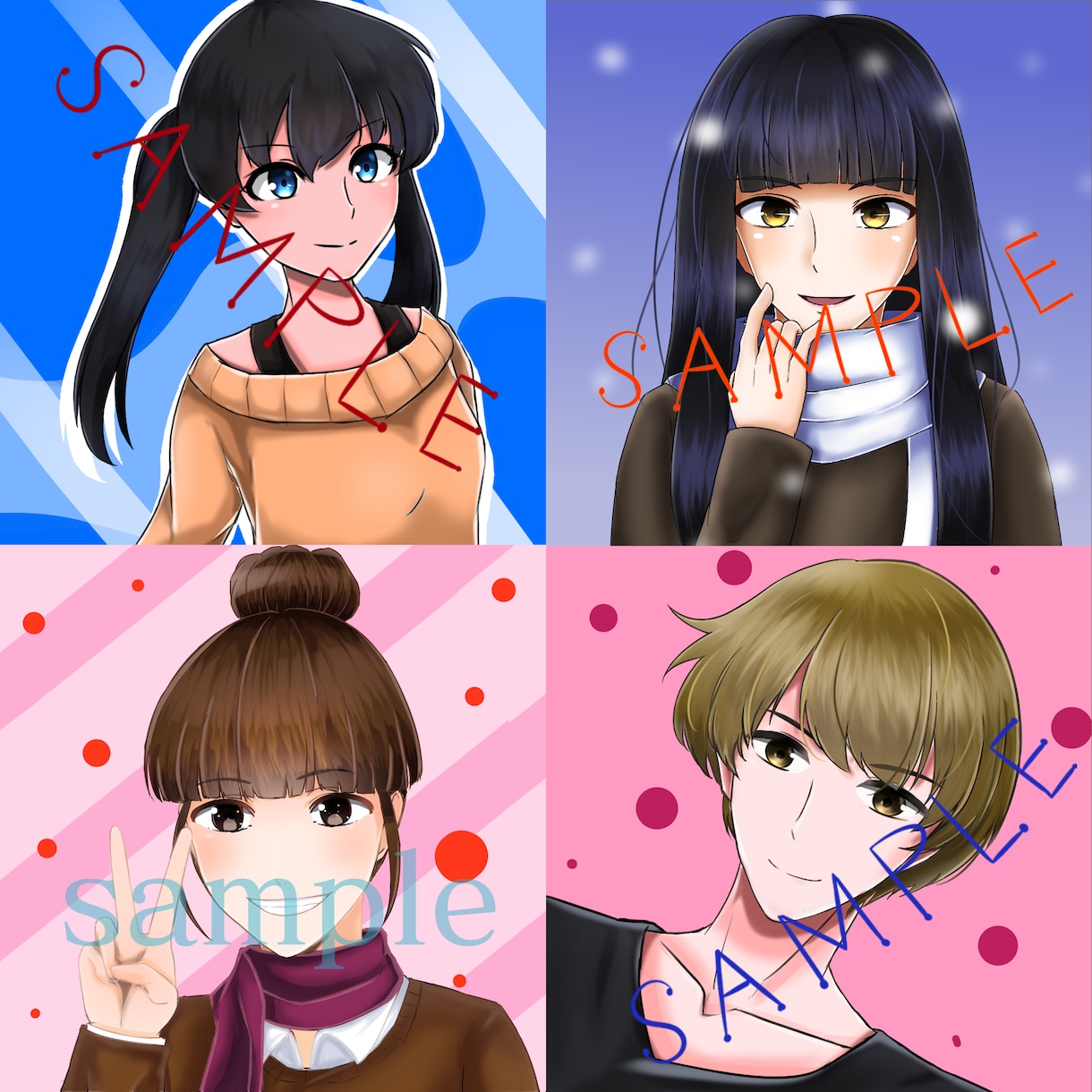 イラスト・アイコン作成致します SNS等で使用可能な、あなたのイラストをお描きします。 イメージ5