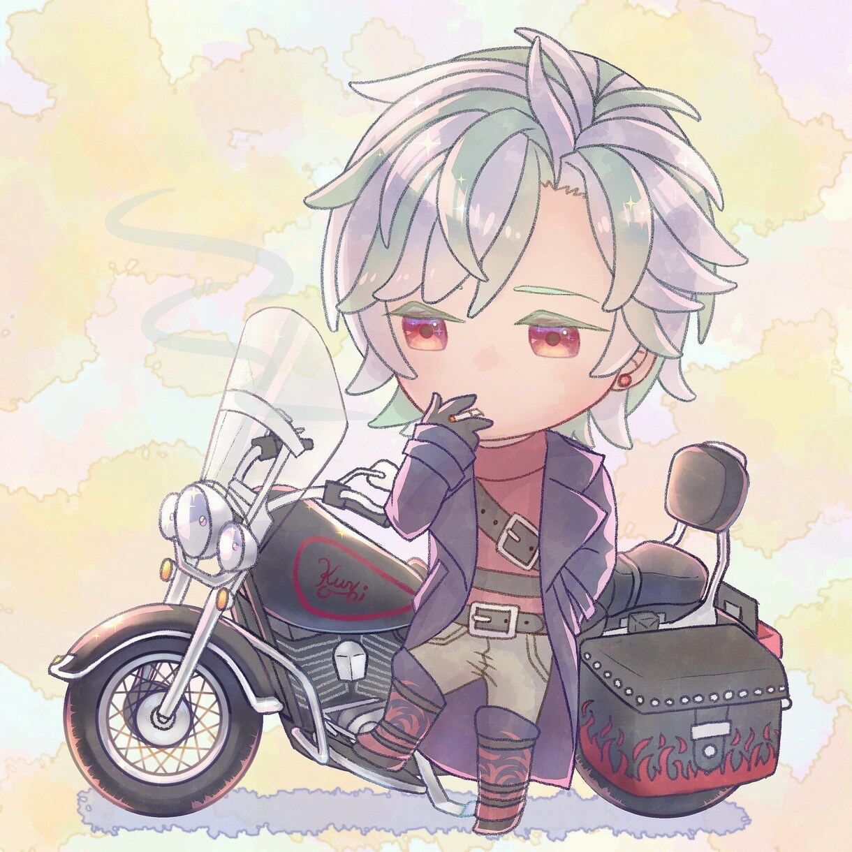アイコンにぴったり★デフォルメイラスト制作致します ぬいぐるみのようなふわふわ感たっぷりのちびキャラを描きます♪ イメージ4