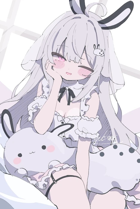 記念日や配信向けの生意気な一枚絵を描きます 生意気・得意げ、からかう視線、ふいに照れる表情まで イメージ3