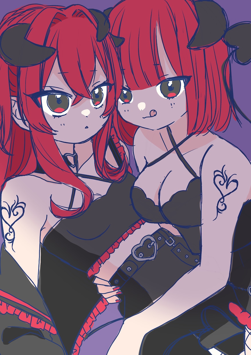 キャラクターイラスト描きます 立ち絵や1枚絵など用途に合わせたイラストを描きます イメージ1