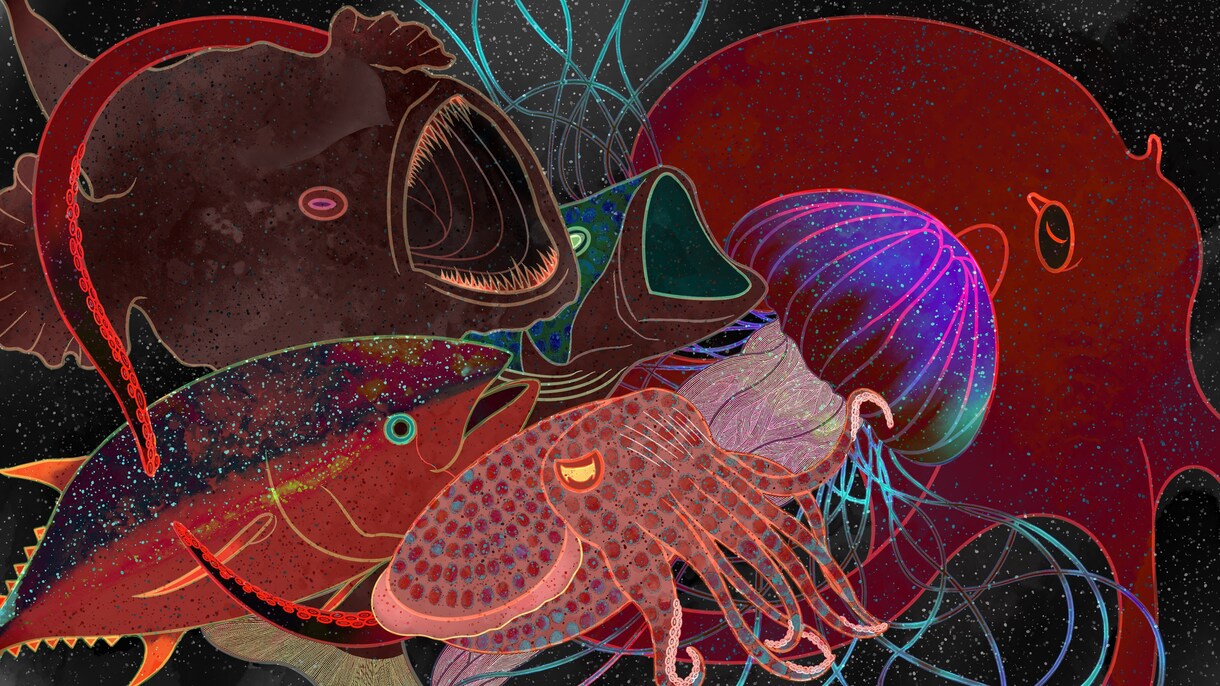 商業OK!動物や魚、恐竜のイラストを描きます 特徴的で変わった絵がお好きなあなたに！！ イメージ7