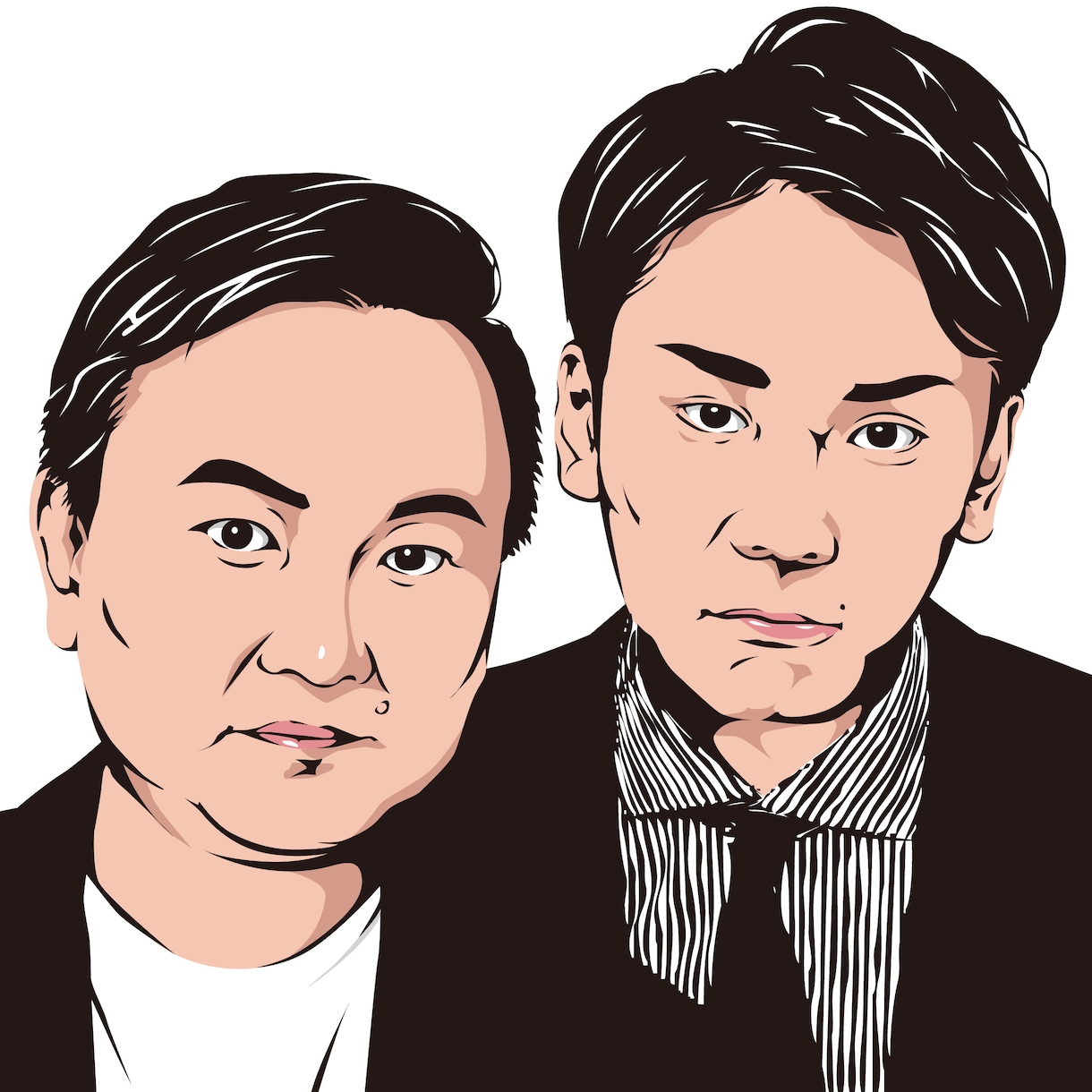 グラデシルエット似顔絵描きます お持ちの画像から、さらにひと味違うグラデシルエット似顔絵。 イメージ5
