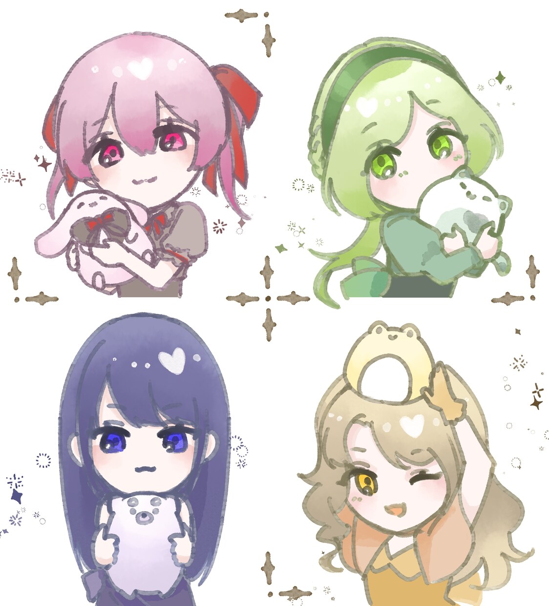 動きのあるかわいいアイコンかきます アイコン以外や男の子、動物などでもOK！お気軽にどうぞ！ イメージ1