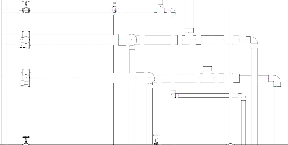 配管設備図面の代行、修正いたします 配管設備の図面作成、修正お任せください。 イメージ1