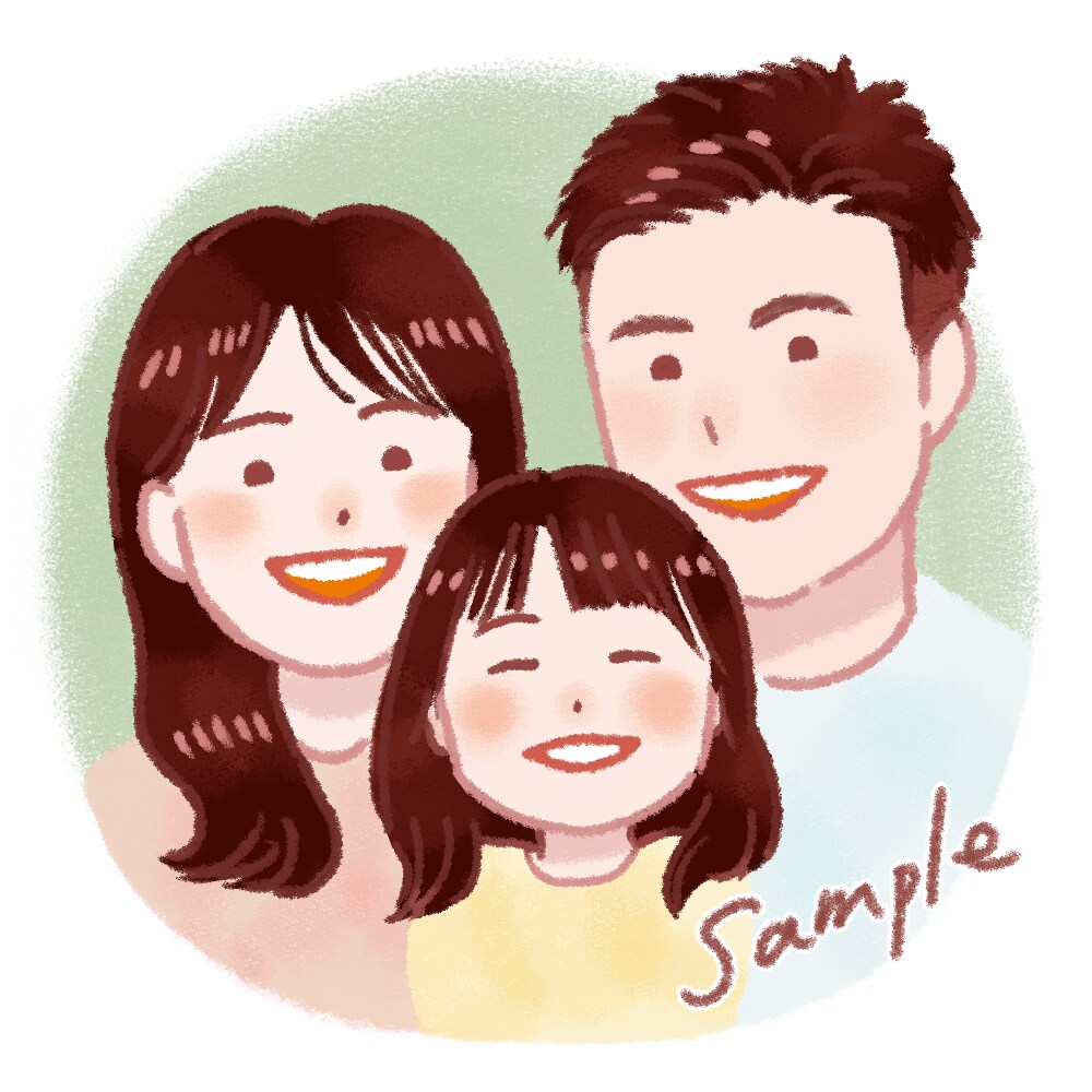 優しく「ゆるふわ」親しみやすい似顔絵を描きます 商用利用可！SNSやブログに。ご家族やお友達への贈り物にも。 イメージ5
