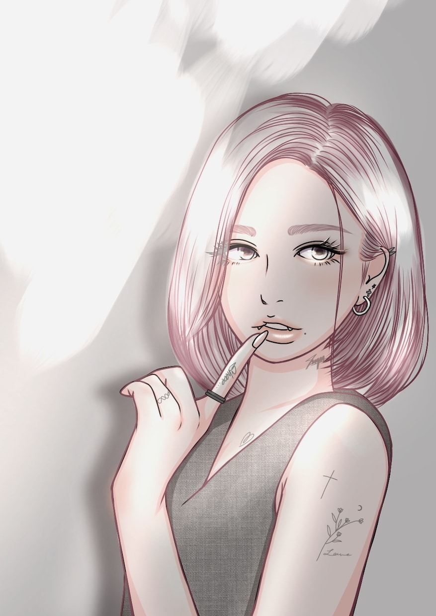写真を元により素敵に描きます アイコンなどで色々な人にオシャレ！と言わせよう イメージ2