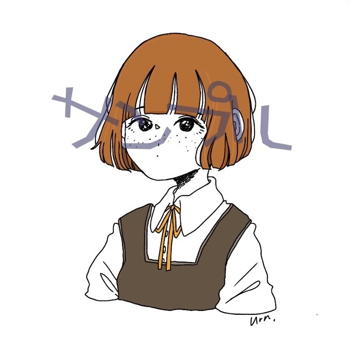 ゆるっとSNSのアイコンを描きます あなたの好きを詰め込んだなりたい自分や好きなキャラを描きます イメージ2