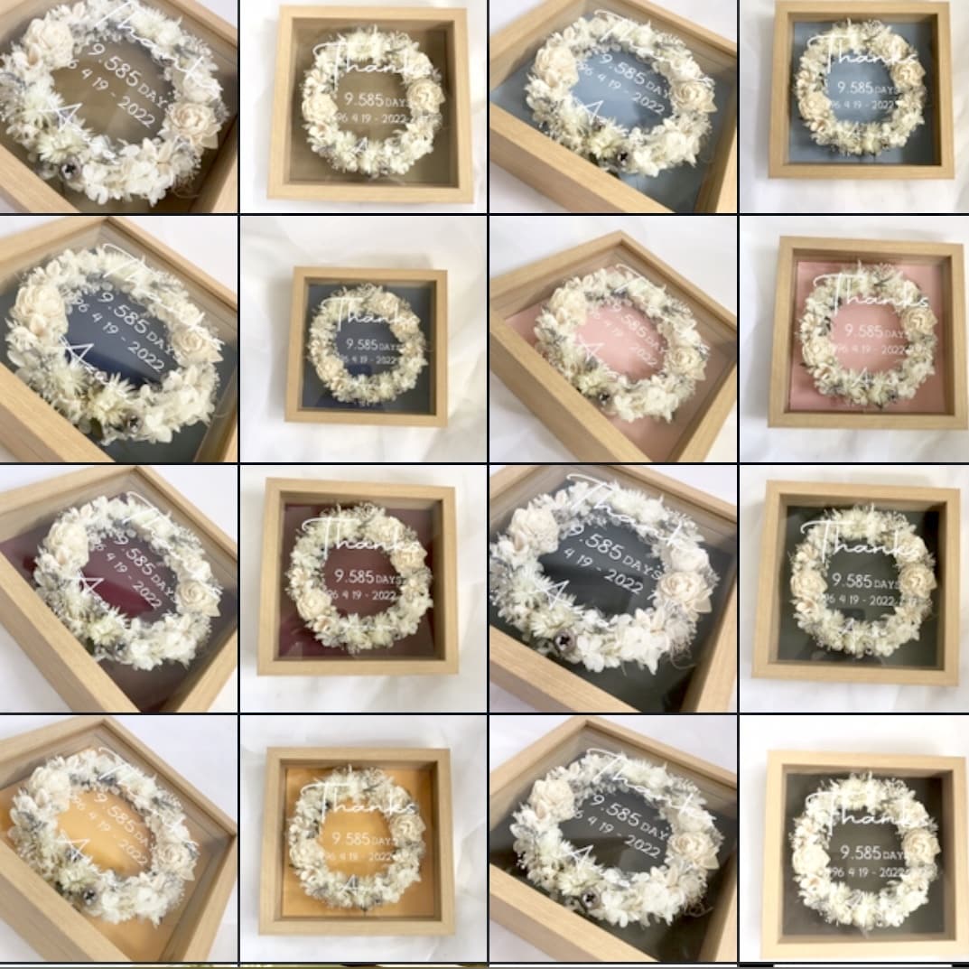 フラワーボックス□ 子育て感謝状　作成します オリジナル文字 ネーム入れ 両親贈呈品 お祝いギフト イメージ9