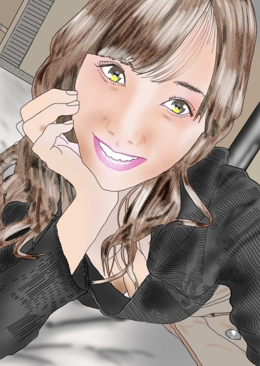 SNS、Live配信、鑑賞用の似顔絵を描きます 可憐でオシャレな似顔絵アイコンをなるべく似せて作成します イメージ8