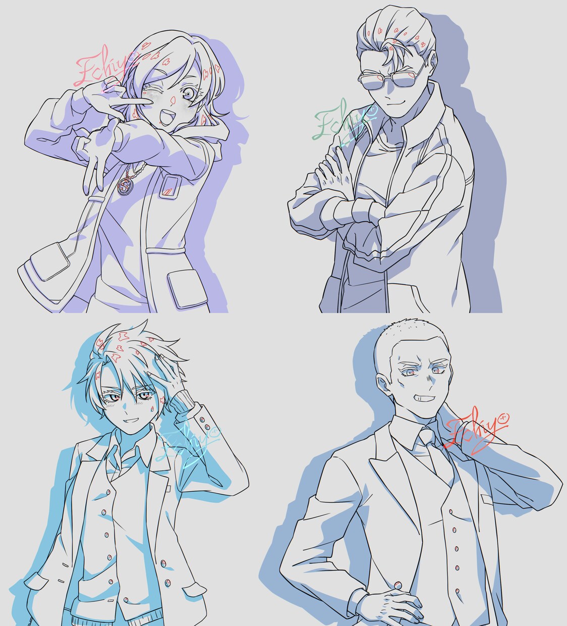 アニメ塗りのイラストを描きます オリジナルイラストのみ受け付けています イメージ5