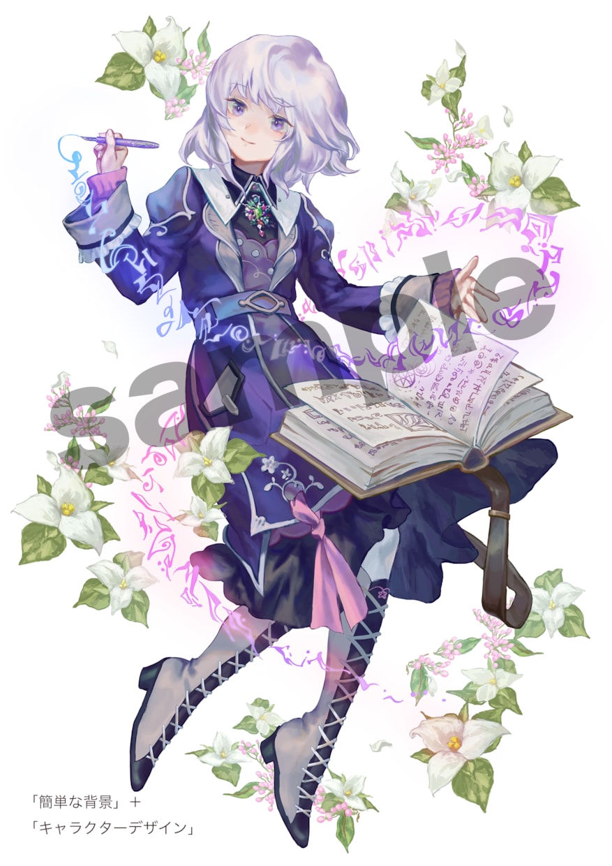 華やかで躍動感のあるキャラクターイラスト制作します vtuberさんおすすめ！SSRキャラ風のリッチな立ち絵 イメージ3
