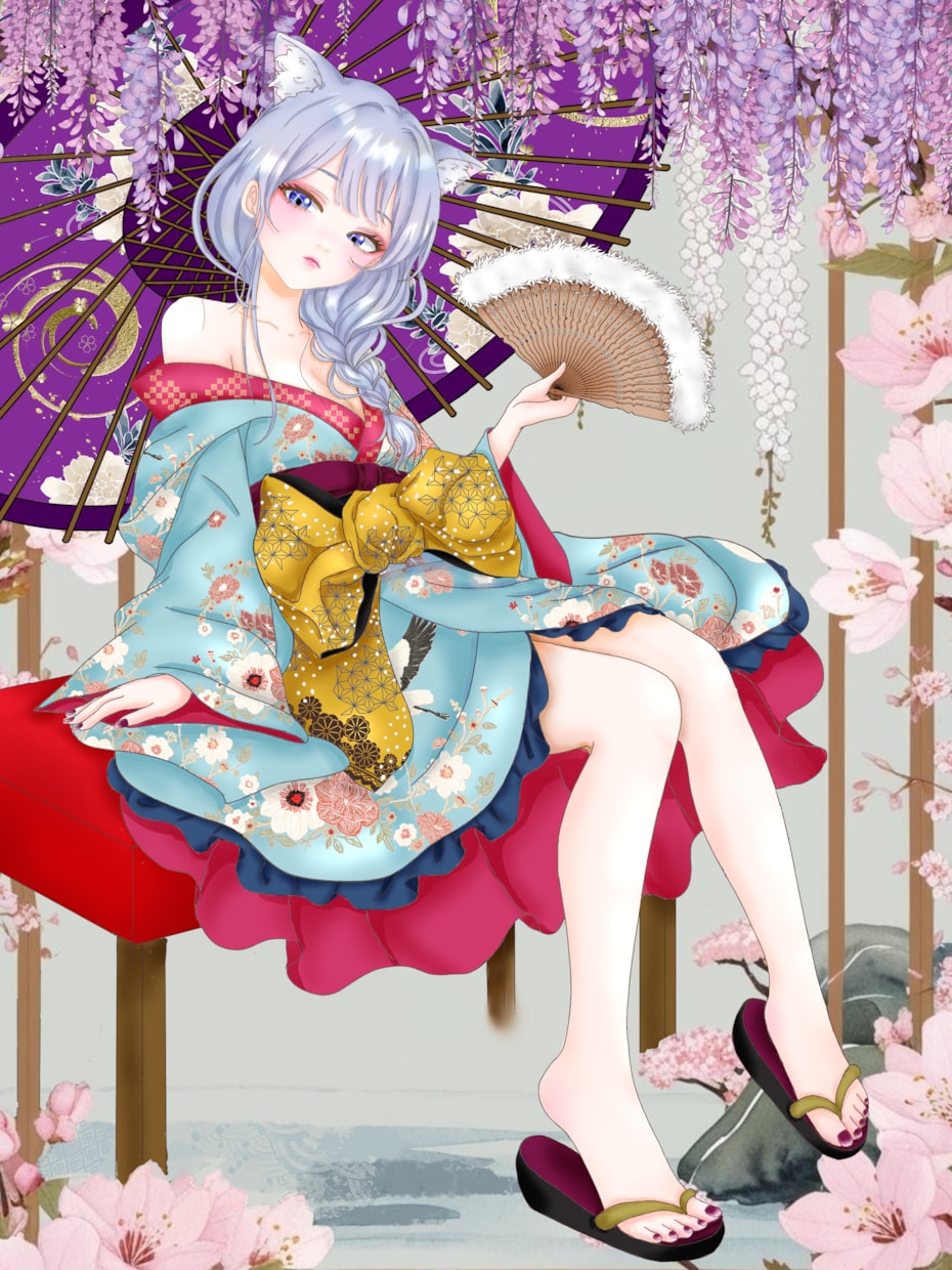 目を引くイラスト、歌みた、サムネを作成します 可愛いものから、妖艶なものまで幅広くご要望にお答えします！ イメージ1