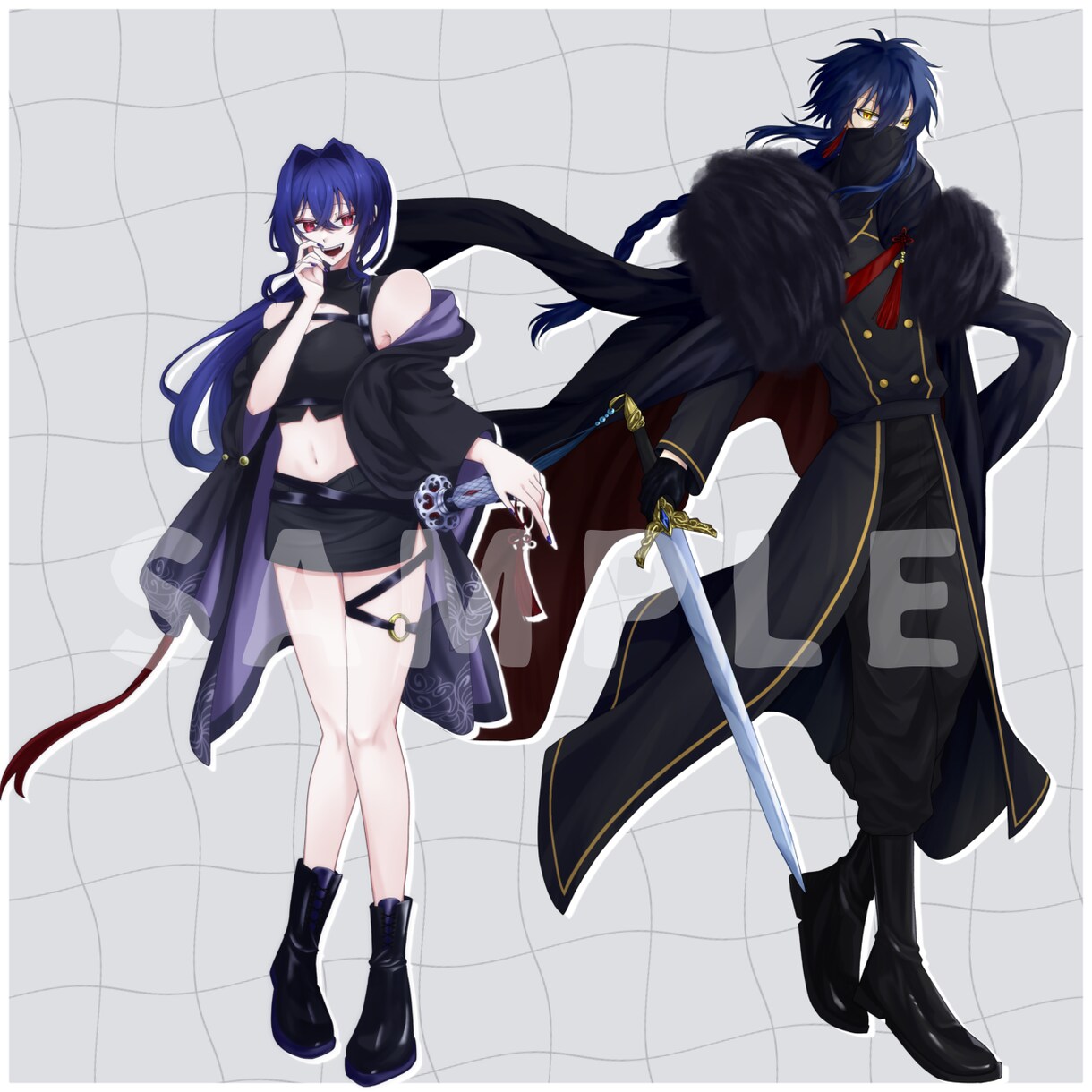 TRPG・ゲームで使える立ち絵作成いたします 男女問わず様々なキャラクターを作成させていただきます！ イメージ4
