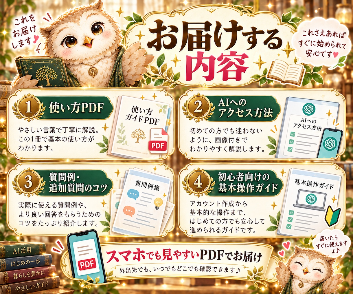 人間関係改善AIと使い方PDFをお届けします 職場・友人・家族のモヤモヤ整理に！質問例付き イメージ4