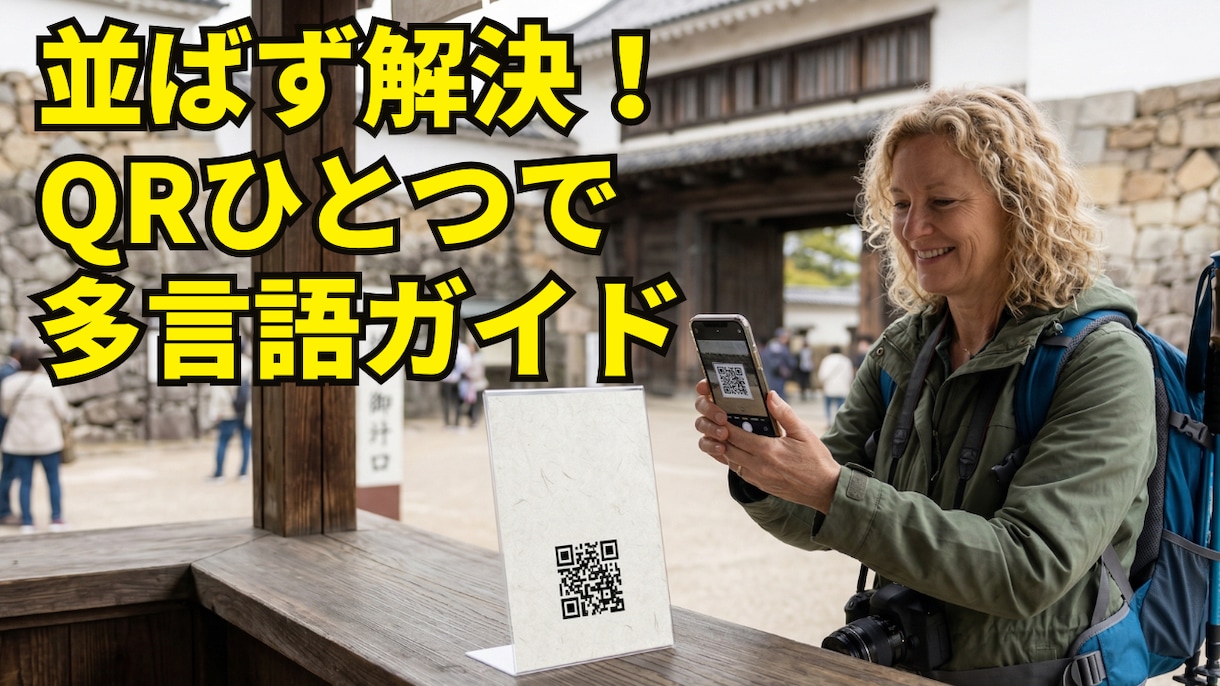 旅行のプロが制作！AIが観光業の人手不足を救います 【観光地・自治体向け】世界遺産アバターガイド（姫路城モデル） イメージ1
