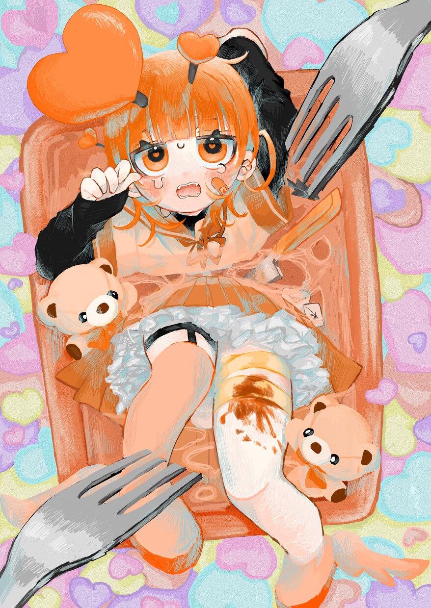 愛くるしくもちもちしたキャラクターを描きます デジタルなのにアナログみたい！綺麗な色遣いをお求めの貴方に イメージ2