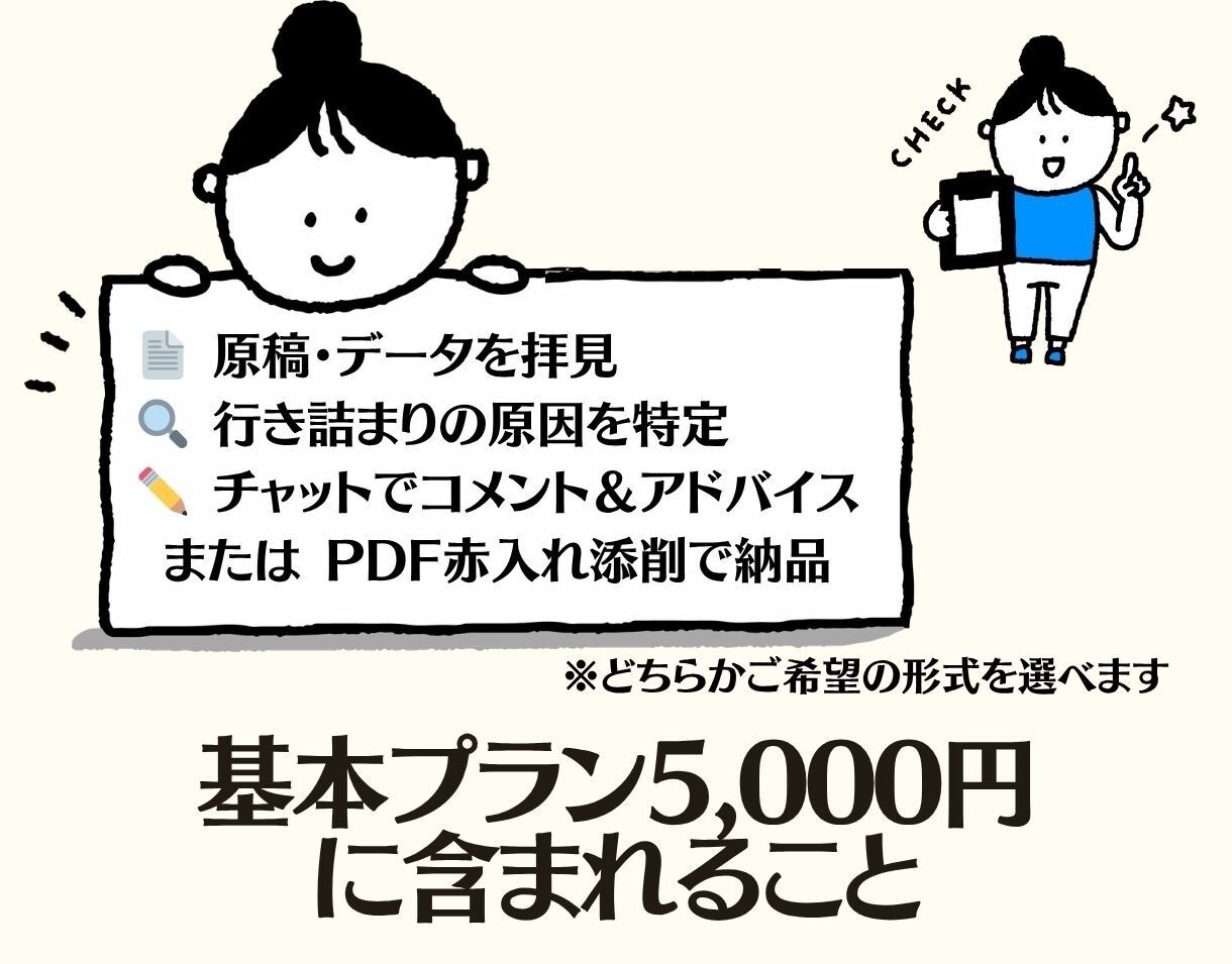 出版の駆け込み寺｜エラー・審査・POD対応します 原稿を読んで赤入れ添削・申請サポートまで対応 イメージ3