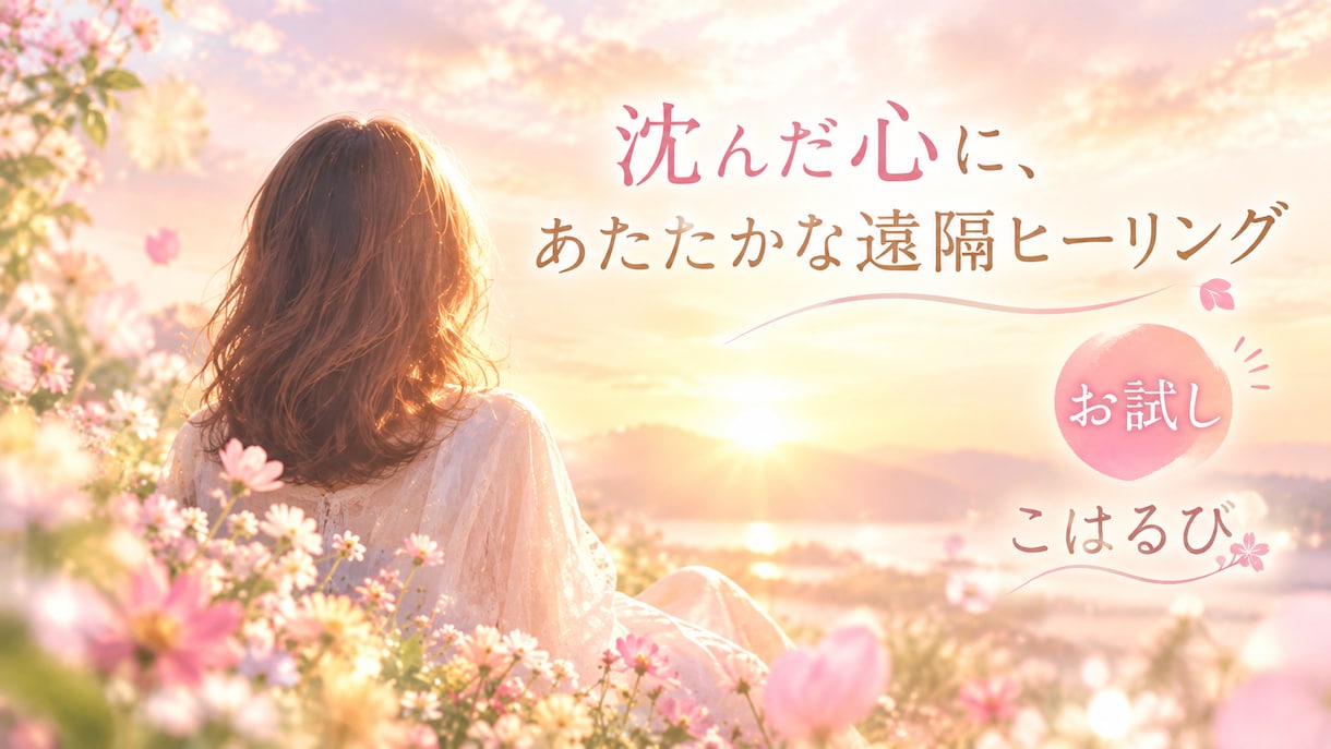 沈んだ心に、あたたかな遠隔ヒーリングを届けます お試し｜15分のヒーリングと、感じたことをお手紙でお届け イメージ1