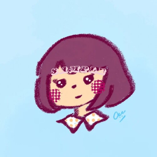 クレヨン風イラスト描きます SNSアイコン等にご利用いただけます！ イメージ3