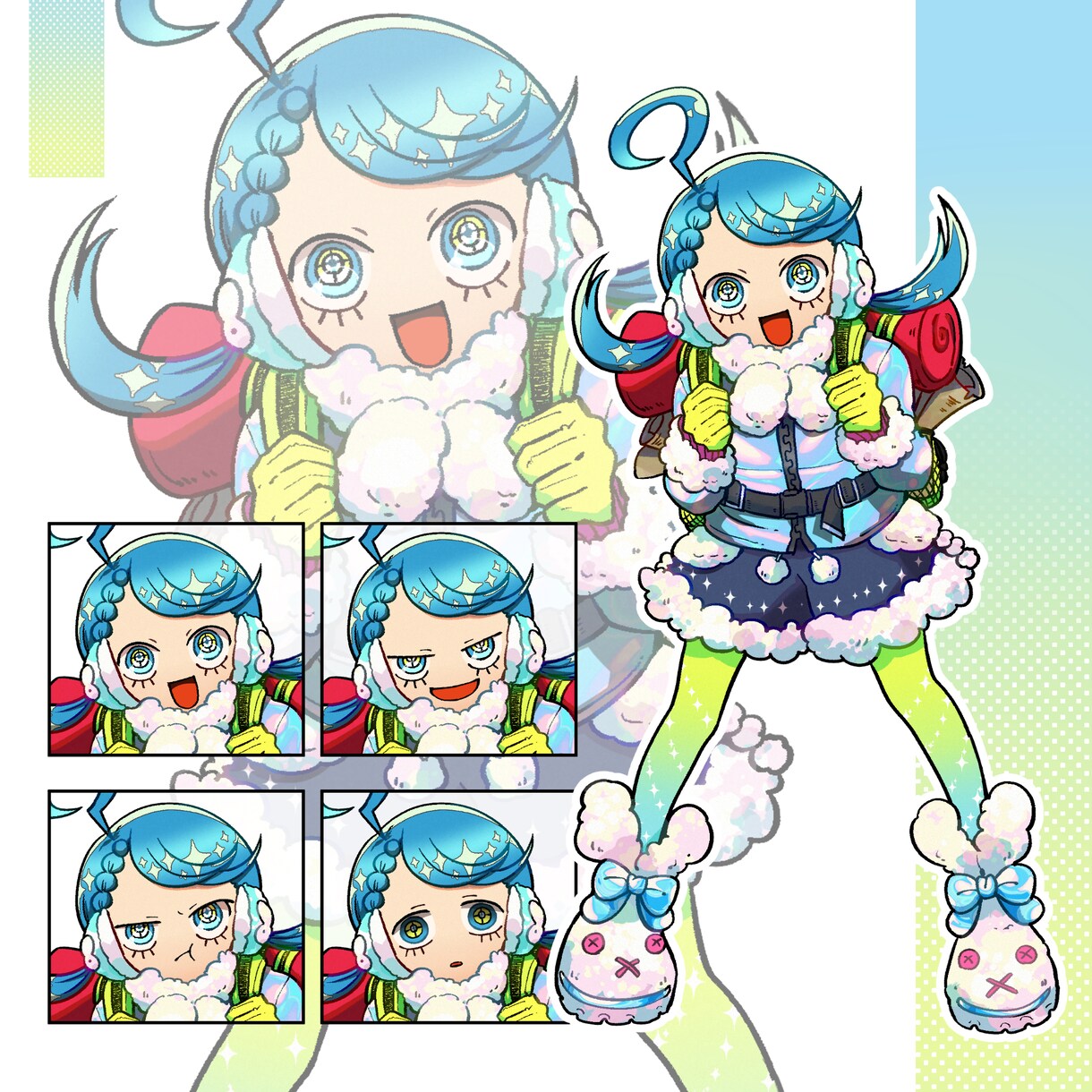 なんでも使えるオリジナル立ち絵作成いたします 個性的なキャラクターデザインお任せください！ イメージ5