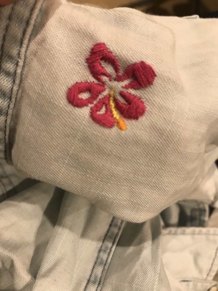 お名前やモチーフなどの手刺繍をさせていただきます お気に入りの持ち物に刺繍を^ ^ イメージ5