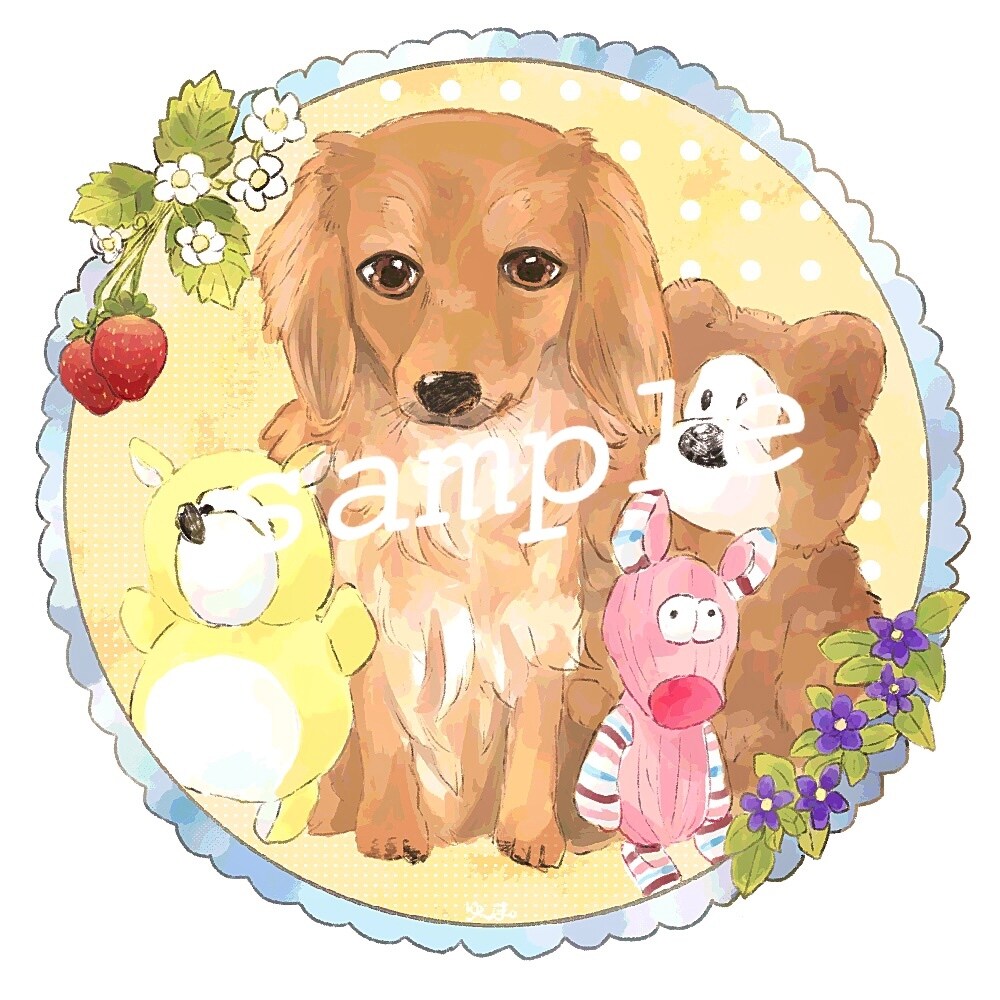 かわいいペットのイラスト描きます ◎愛犬、愛猫etc…お写真を元にお描きします イメージ4
