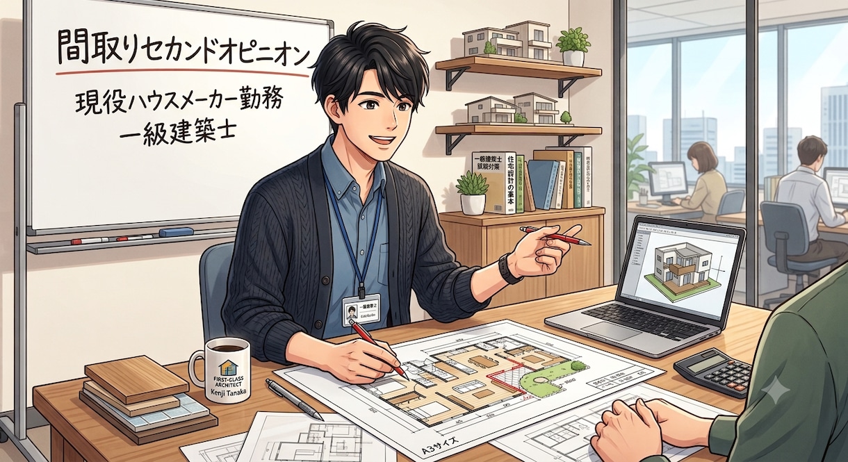 現役HM勤務の一級建築士が間取りのお悩み受付ます 契約前・打ち合わせのセカンドオピニオン イメージ1