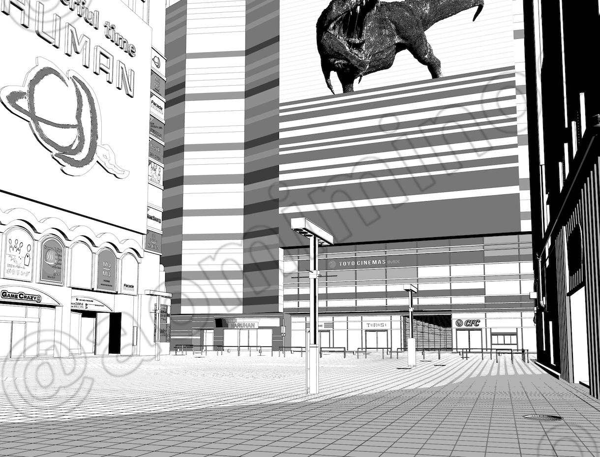 クリスタで使用できる漫画用3Dモデルの制作承ります CLIP STUDIOで使用できるようにセットアップ致します イメージ2