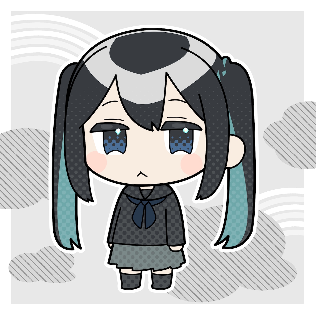 かわいいちびキャラお描きします ワンポイントに使える！かわいいちびキャラ・差分可 イメージ2