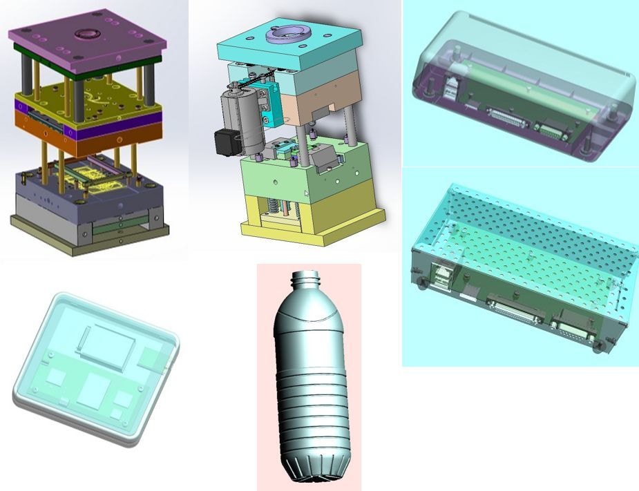 筐体設計・機構設計・プラスチック金型設計いたします ３DーCADでモデリング作業致します イメージ1