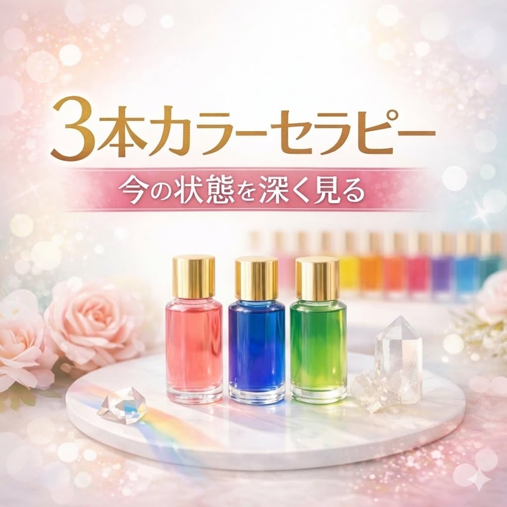 3本の色で深く見る!今の心の状態を読み解きます 気づけば、心が軽くなる、あなたの流れが見えてきます イメージ1