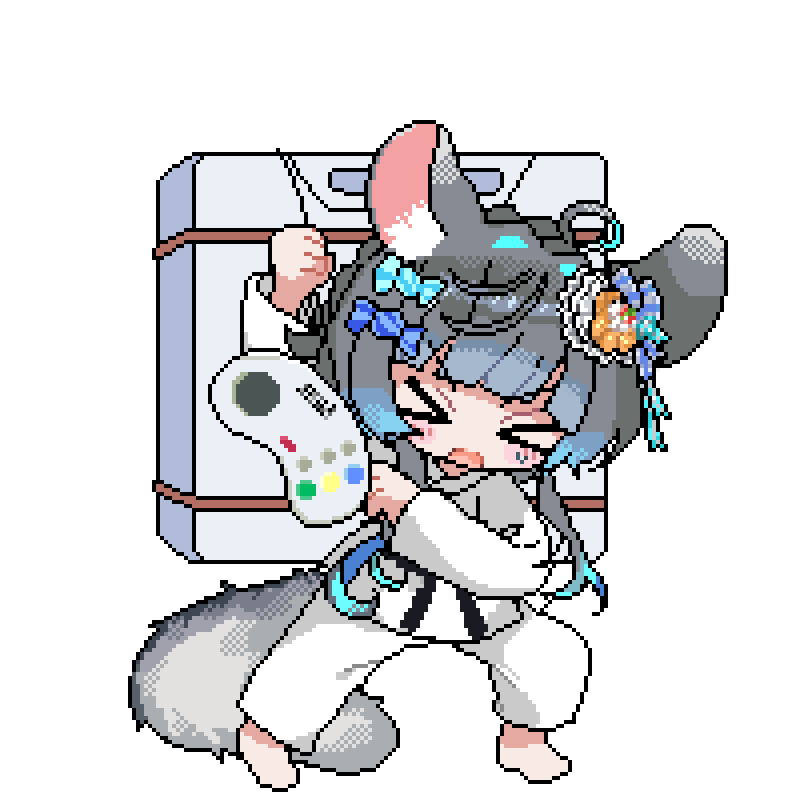 gif動画可能✦デフォルメ調ドット絵をお描きします 小物1点無料✦動画のワンポイントやグッズ作成などにどうぞ！ イメージ8