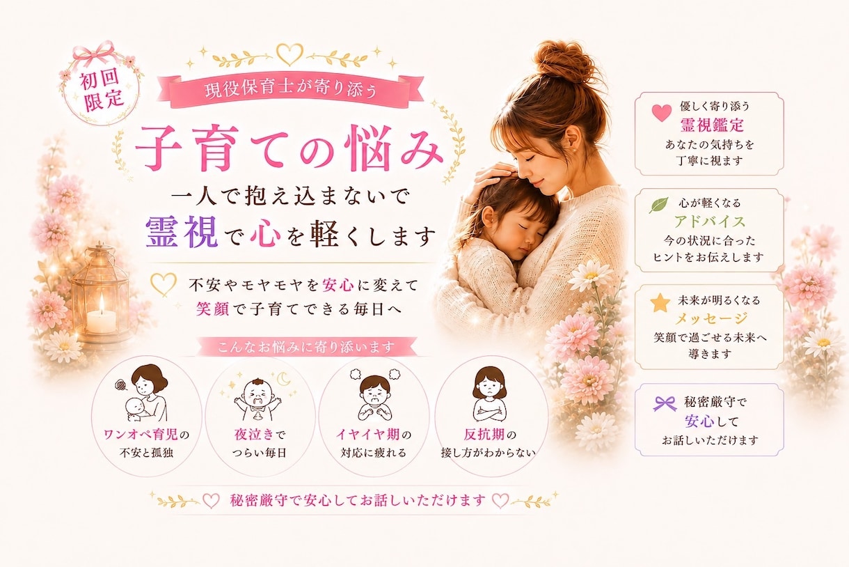初回限定！！育児保育全般の相談に乗ります 初回！！元幼稚園の先生、現保育士がアドバイス(o^^o) イメージ2