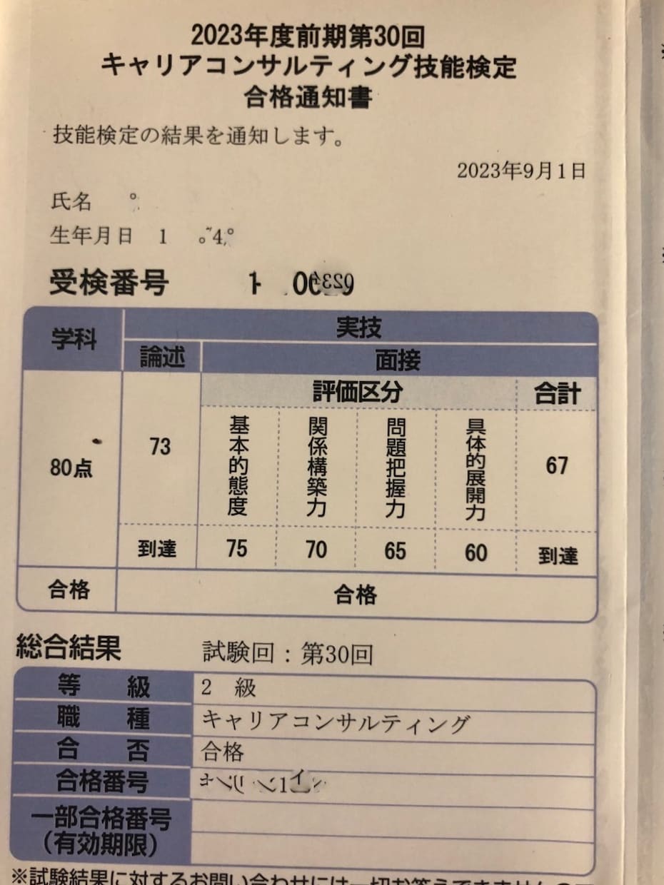 キャリコン「あなたらしい面談」での合格支えます キャリアコンサルタント・2級技能士　面談試験対策 イメージ1