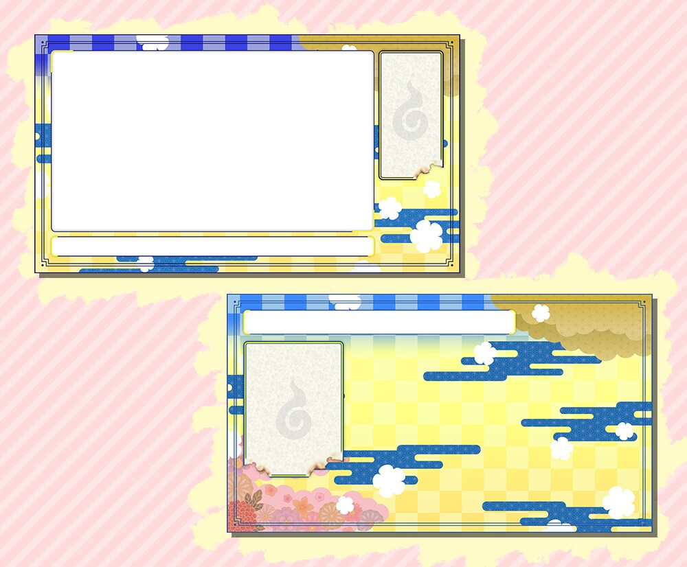 Vtuberさん向け配信画面のデザインします あなた専用の配信画面を作成します！ イメージ4