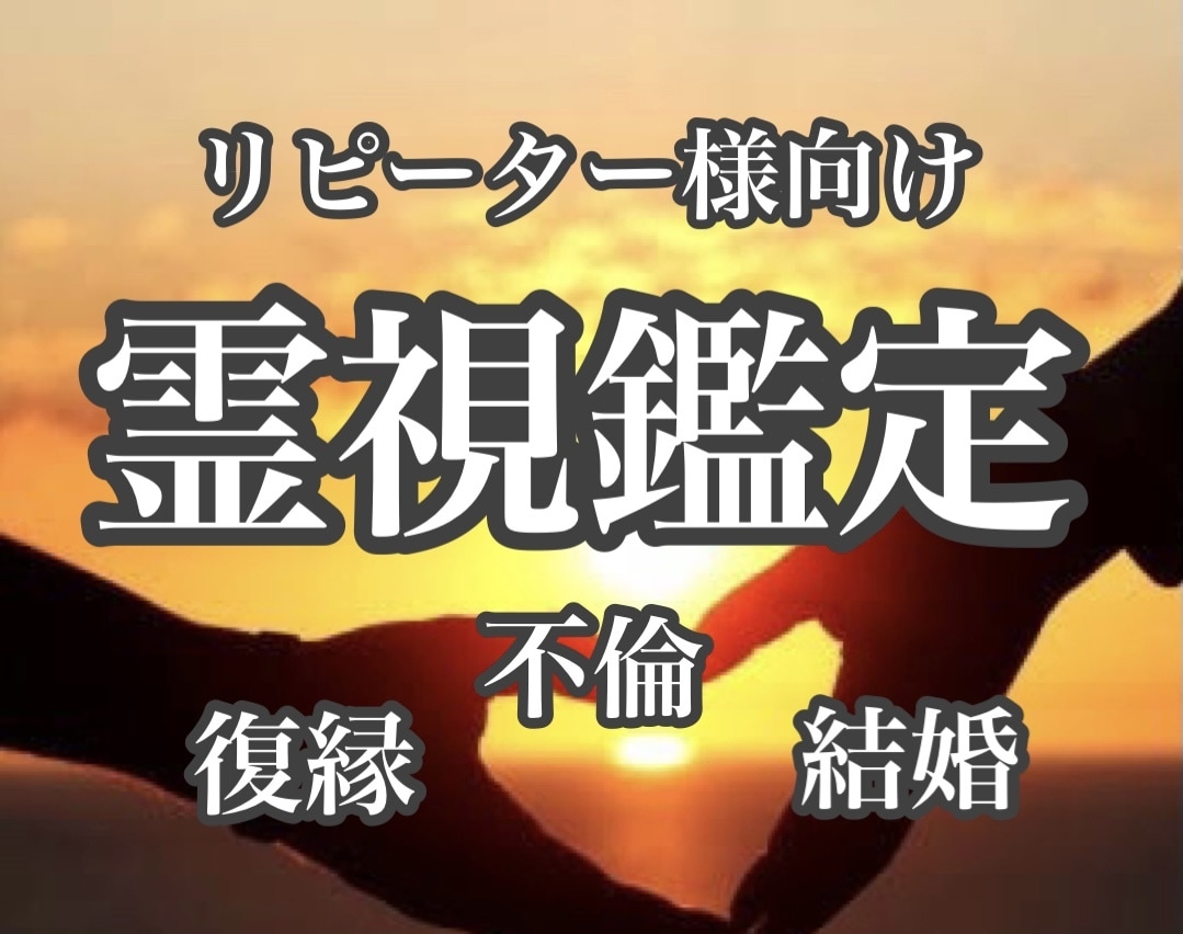 リピーター様専用 霊視鑑定 占い - その他