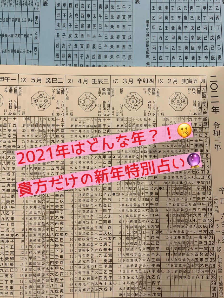 新年特別鑑定！！2021年の運勢を占います 四柱推命と神龍カードで貴方の2021年を大的中！厄除付き イメージ1