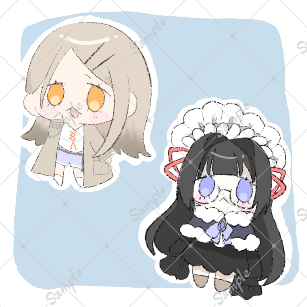 ゆるくてふわっと可愛いイラスト描きます 商用、グッズ化OK！お気軽にお問い合わせ下さい！ イメージ2