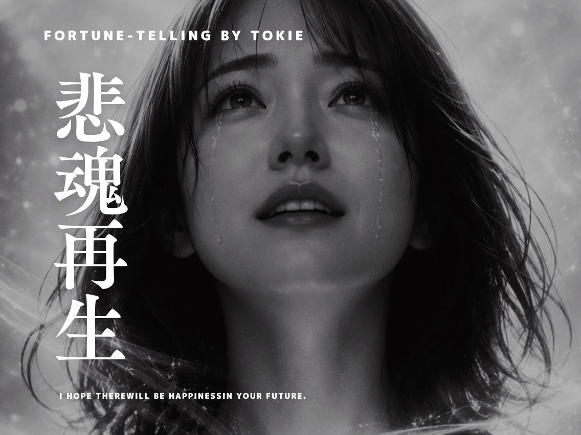 人生再設計。魂を再生して大きく運命を変えます 目の前はモノクロ。諦めの黒い雨。それでも魂はまだ生き返る。 イメージ1