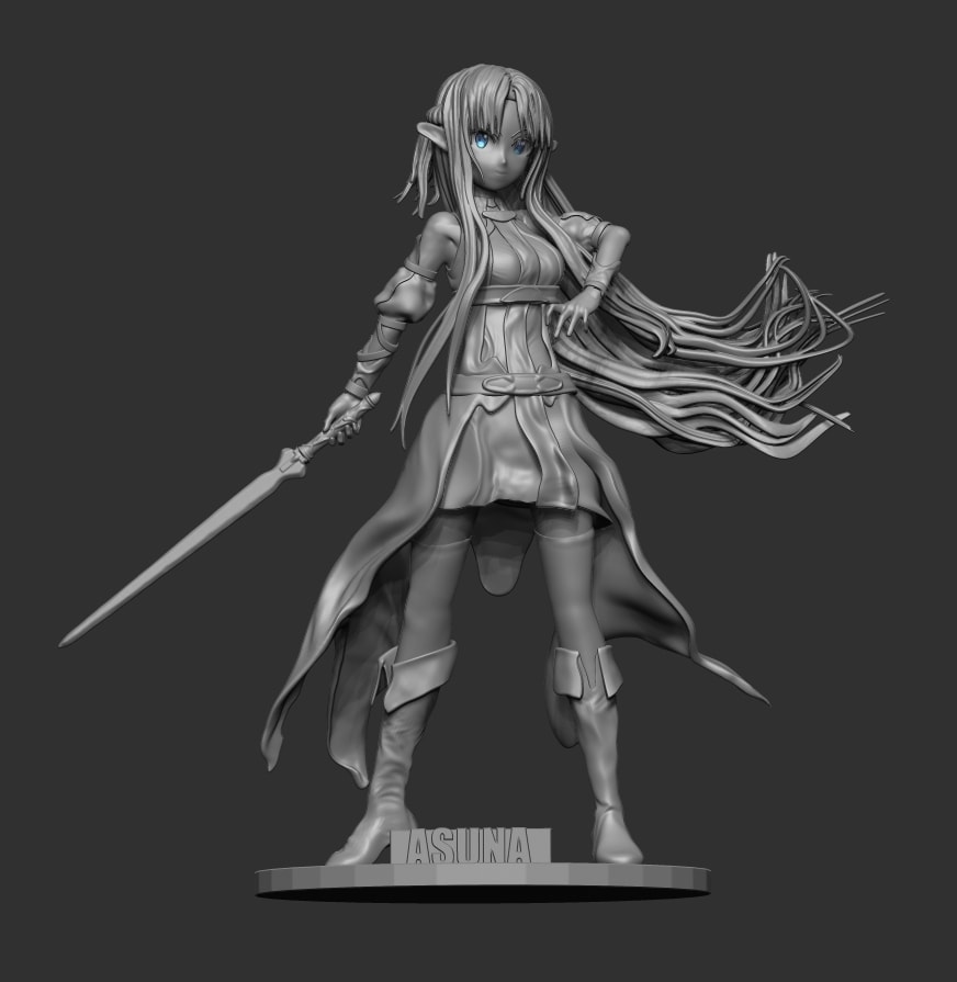 フィギュア用原型データ作ります スピード重視でイラストからも写真からもOK! イメージ4