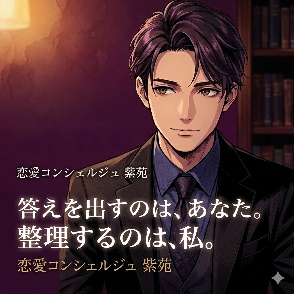 恋愛・人間関係、男性目線でやさしく聞きます 深夜OK/占いではなく対話で整理します イメージ1