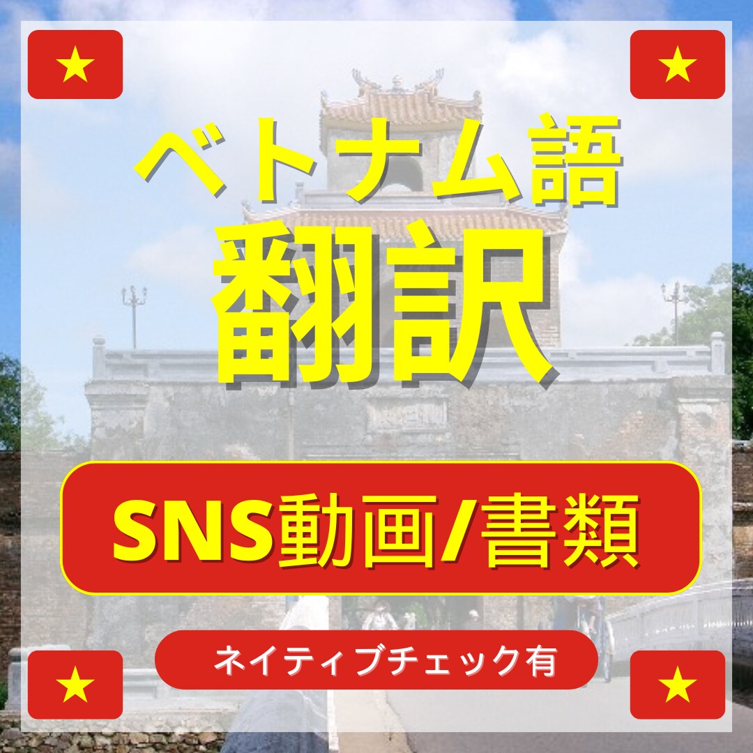 ベトナム語でSNS字幕と翻訳をします ベトナム人をターゲットに発信したい人！書類の翻訳もできます イメージ1