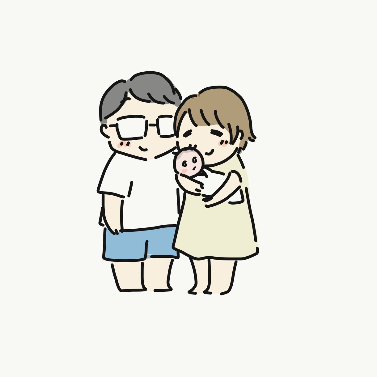 シンプルでかわいいアイコンをお描きします お顔を晒さないSNSにぴったり！ほんわか可愛いアイコンです♪ イメージ2