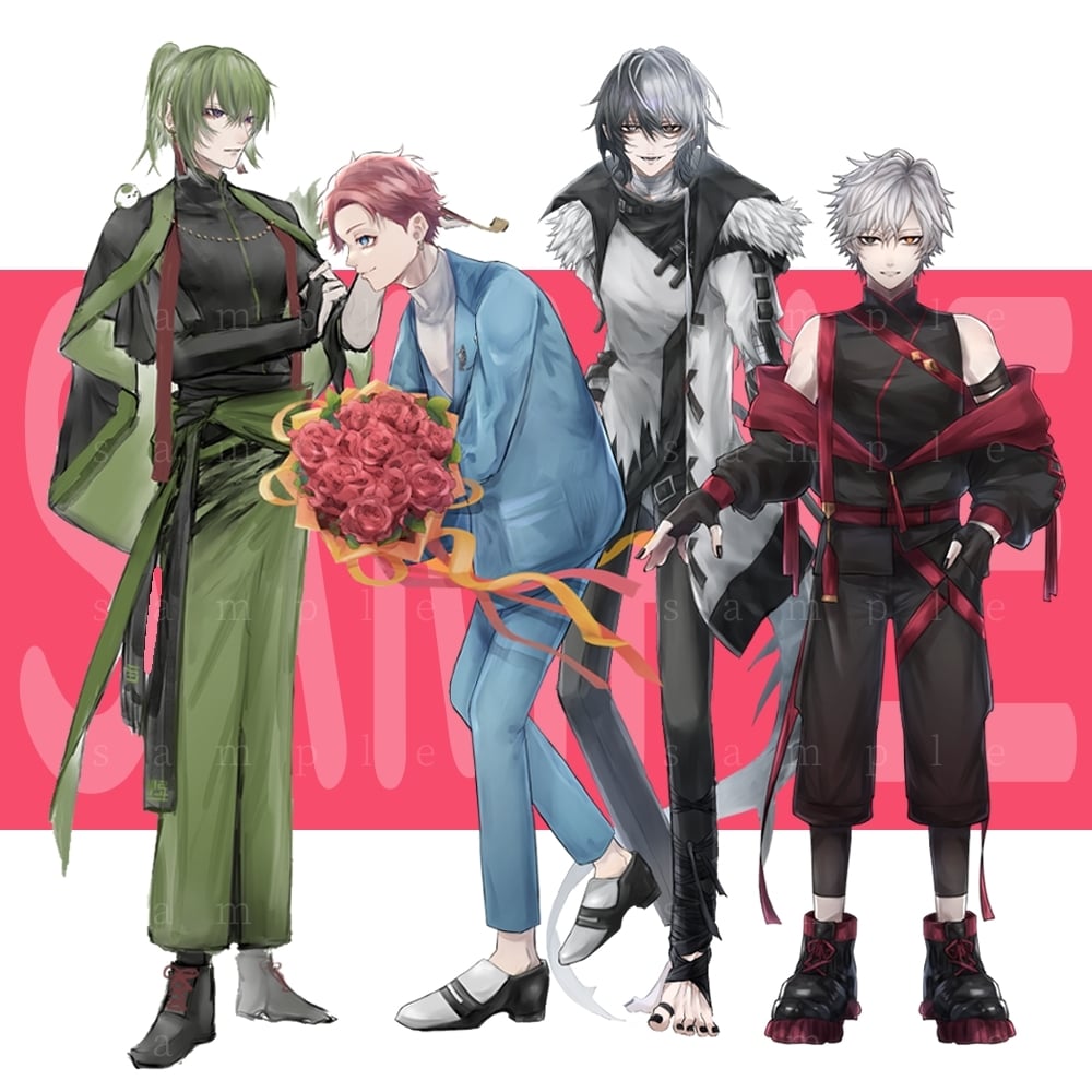 ミニキャラ付きで立ち絵制作いたします TRPGだけでなくIRIAM、グッズ、創作、ゲームなども可！ イメージ3