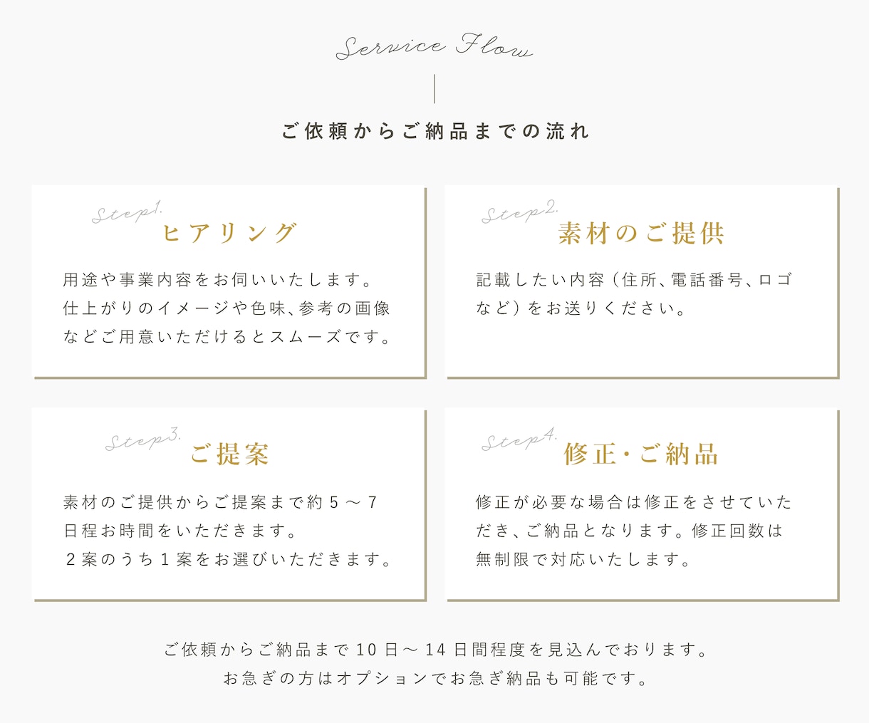 余白と文字組が美しい名刺を制作いたします シンプルで品のあるデザインで事業の世界観を表現します イメージ2